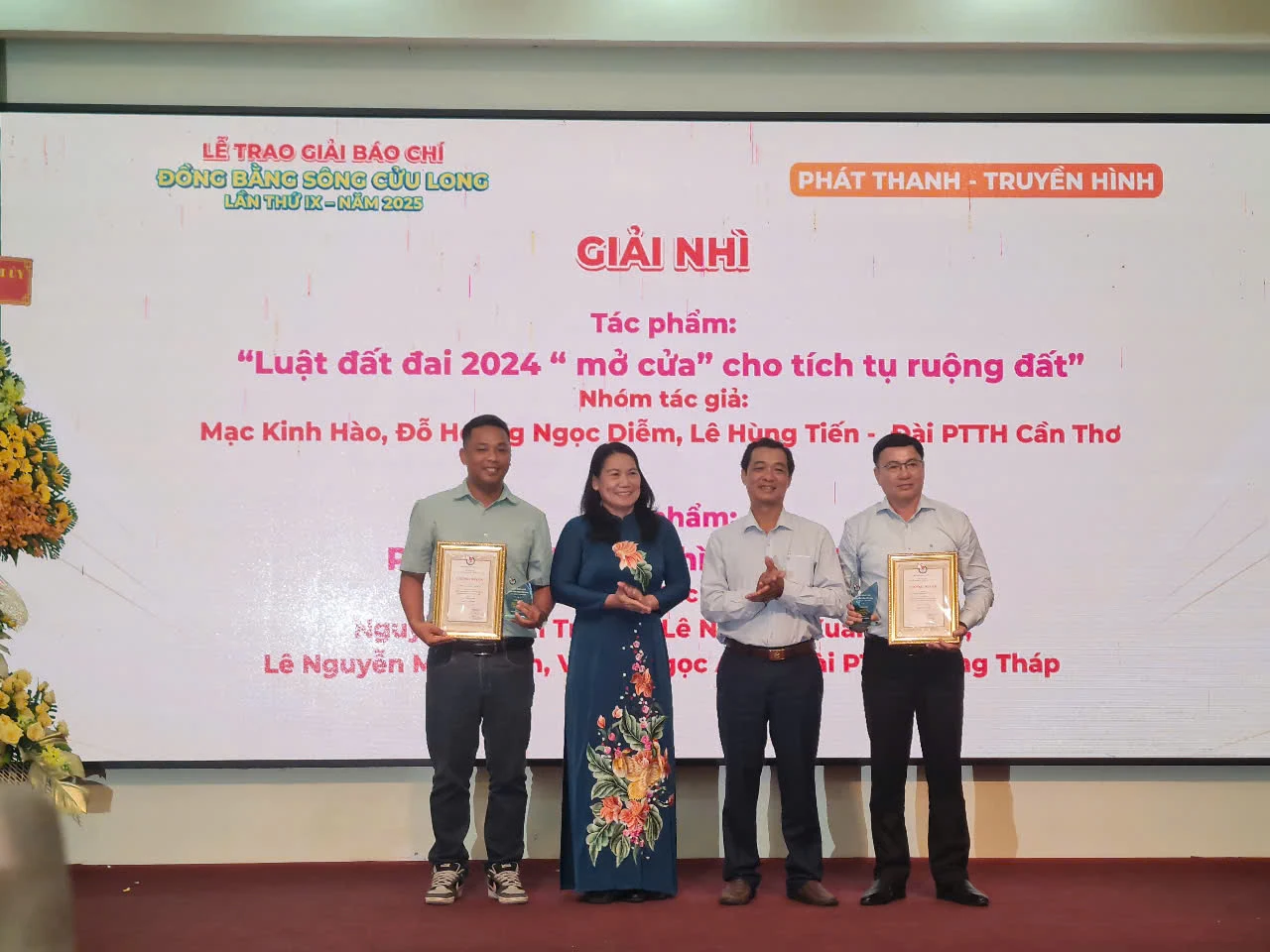 Trao Giải Báo chí ĐBSCL lần thứ IX